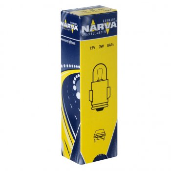 49 р. Лампа 12V T2W BA7s NARVA NARVA 170513000  с доставкой в г. Горно‑Алтайск. Увеличить фотографию 1