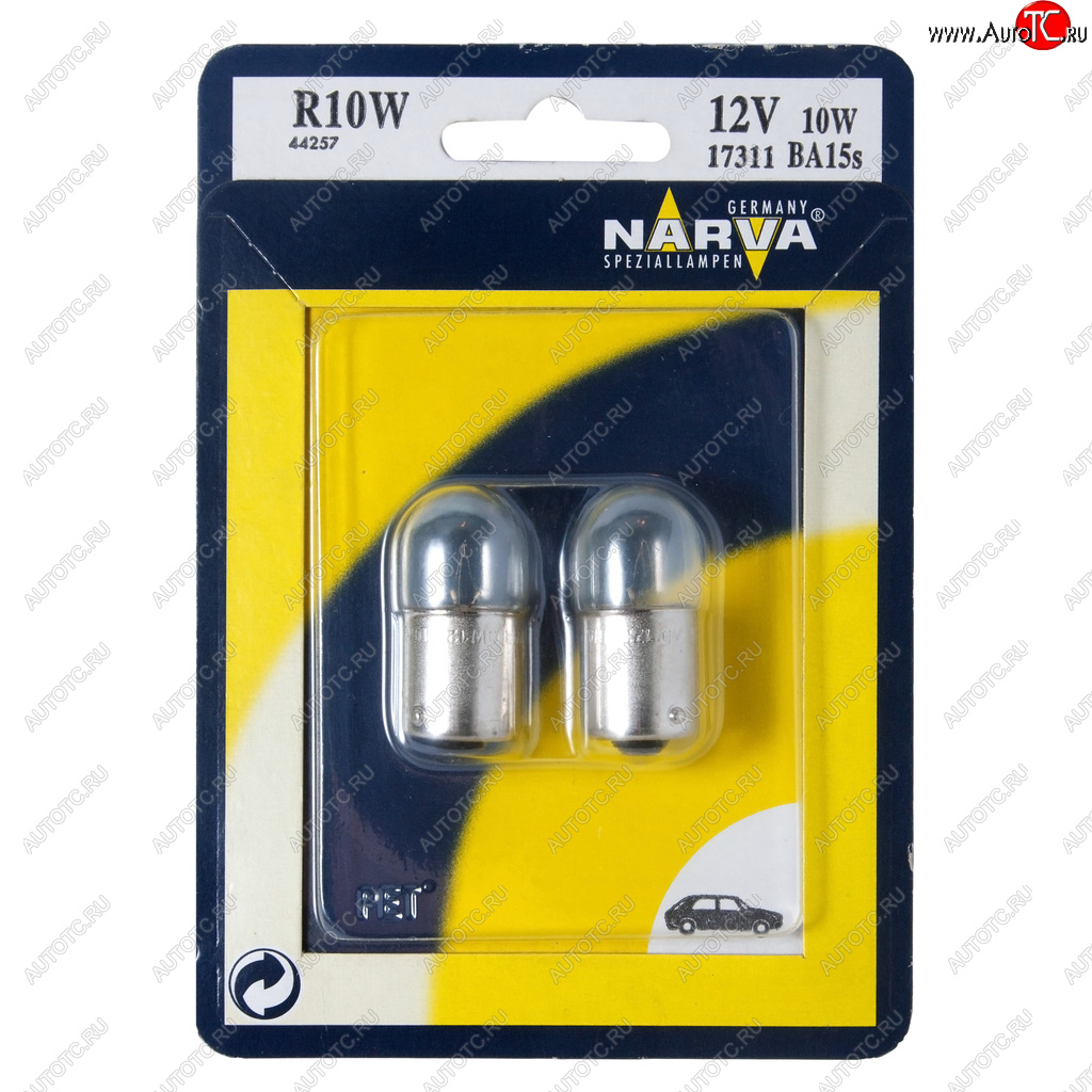 120 р. Лампа 12V R10W BA15s блистер (2шт.) NARVA NARVA 173114000  с доставкой в г. Горно‑Алтайск