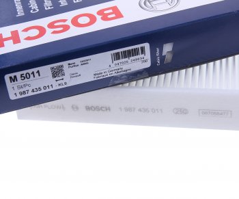 919 р. Фильтр воздушный салона ЛАДА Vesta,X-Ray RENAULT Logan,Sandero (14-) BOSCH BOSCH 1987435011 BOSCH 1987435011  с доставкой в г. Горно‑Алтайск. Увеличить фотографию 2