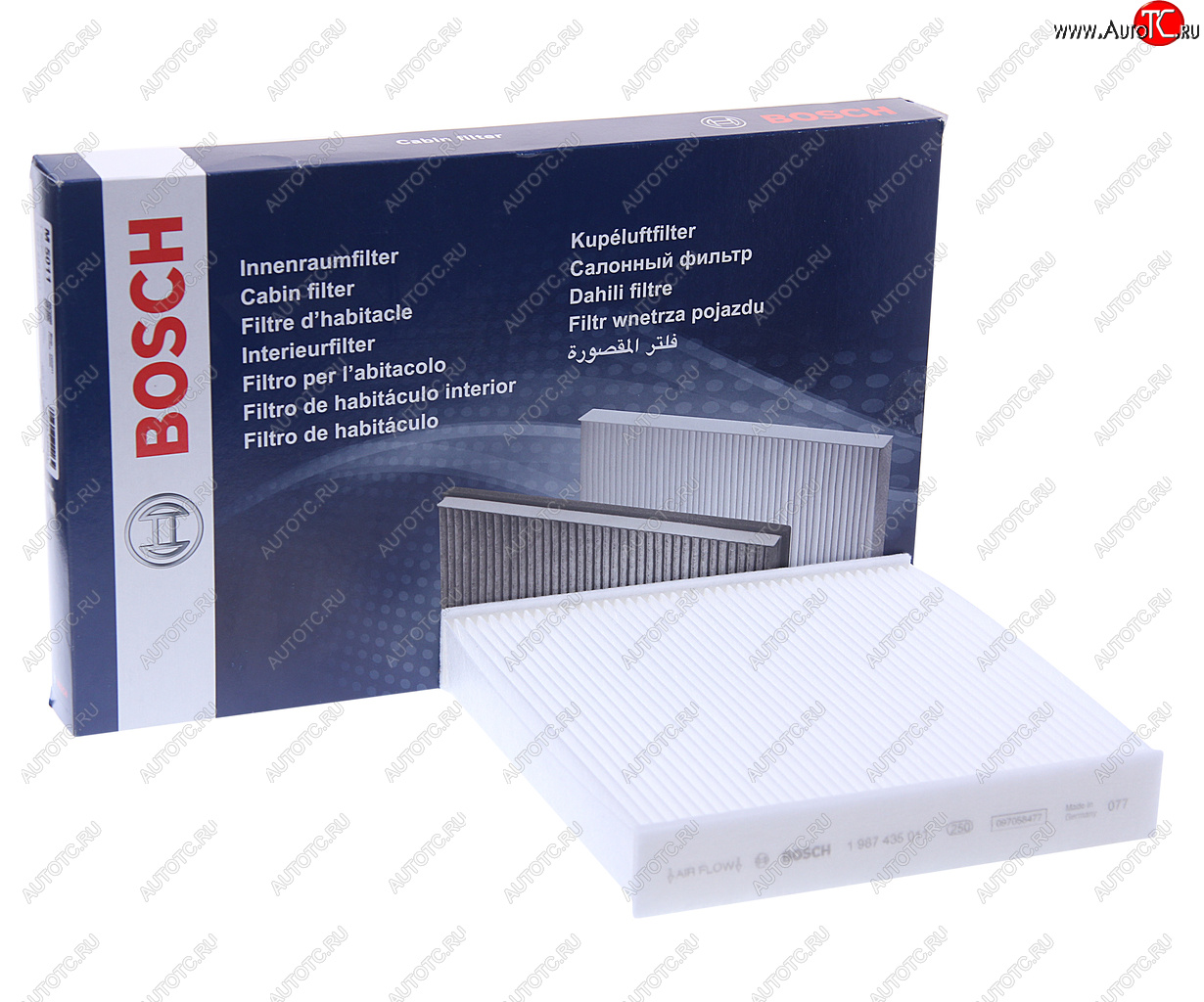 919 р. Фильтр воздушный салона ЛАДА Vesta,X-Ray RENAULT Logan,Sandero (14-) BOSCH BOSCH 1987435011 BOSCH 1987435011  с доставкой в г. Горно‑Алтайск