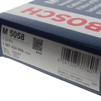 1 259 р. Фильтр воздушный салона MERCEDES GL (X166),ML (W166) BOSCH BOSCH 1987435058  с доставкой в г. Горно‑Алтайск. Увеличить фотографию 3