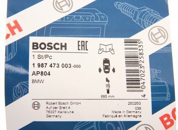 1 079 р. Датчик износа тормозных колодок BMW 5 (E60),6 (E63,E64) задний (1шт.) BOSCH BOSCH 1987473003  с доставкой в г. Горно‑Алтайск. Увеличить фотографию 2