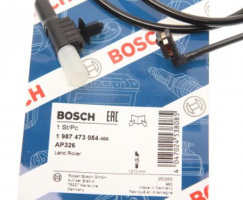 879 р. Датчик износа тормозных колодок LAND ROVER Range Rover Sport передний (1шт.) BOSCH BOSCH 1987473054  с доставкой в г. Горно‑Алтайск. Увеличить фотографию 2