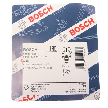 789 р. Пружина MERCEDES E (W210) колодок тормозных передних BOSCH BOSCH 1987474241  с доставкой в г. Горно‑Алтайск. Увеличить фотографию 2