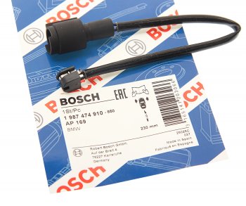 389 р. Датчик износа тормозных колодок BMW 5 (E28,E34),7 (E32) переднийзадний BOSCH BOSCH 1987474910  с доставкой в г. Горно‑Алтайск. Увеличить фотографию 2