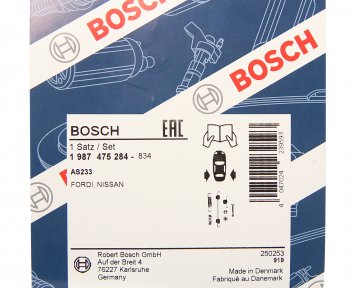 689 р. Ремкомплект FORD Transit (00-) колодок тормозных задних BOSCH BOSCH 1987475284  с доставкой в г. Горно‑Алтайск. Увеличить фотографию 2