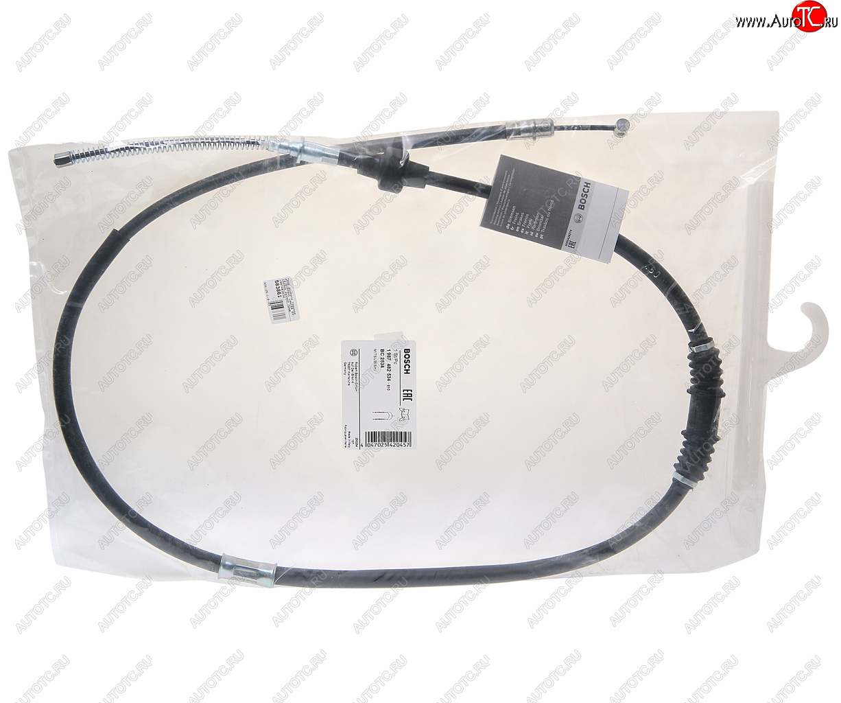2 459 р. Трос стояночного тормоза MITSUBISHI Lancer (1.31.62.0) правый 1525мм BOSCH BOSCH 1987482534  с доставкой в г. Горно‑Алтайск