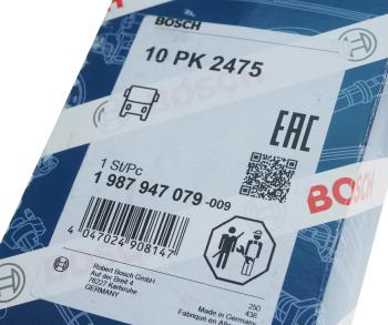 4 199 р. Ремень приводной поликлиновой 10PK2475 SCANIA P400 BOSCH BOSCH 1987947079  с доставкой в г. Горно‑Алтайск. Увеличить фотографию 2
