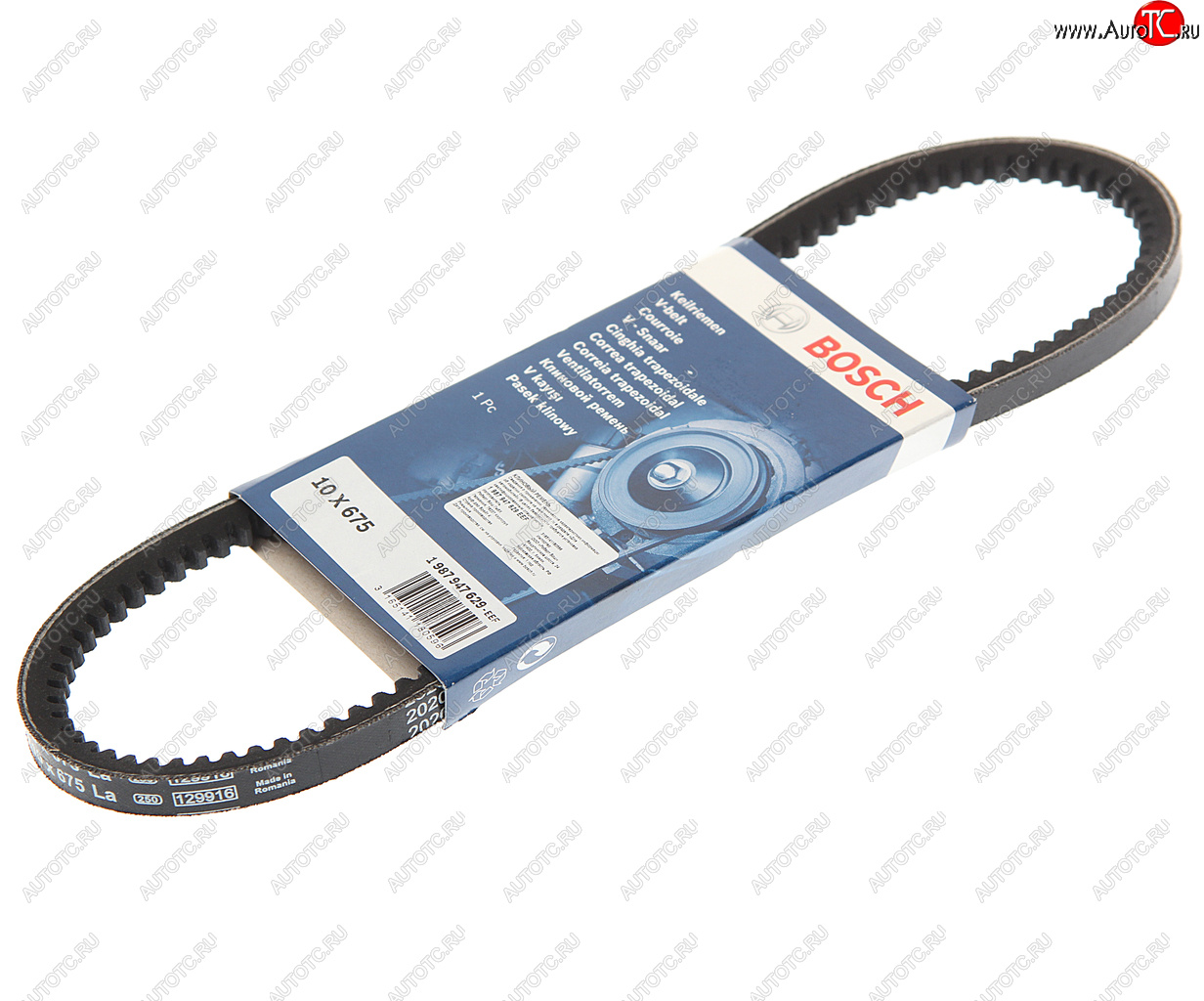 238 р. Ремень приводной клиновой 10х675 BOSCH BOSCH 1987947629  с доставкой в г. Горно‑Алтайск