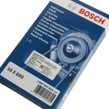 329 р. Ремень приводной клиновой 10х800 BOSCH BOSCH 1987947634  с доставкой в г. Горно‑Алтайск. Увеличить фотографию 2