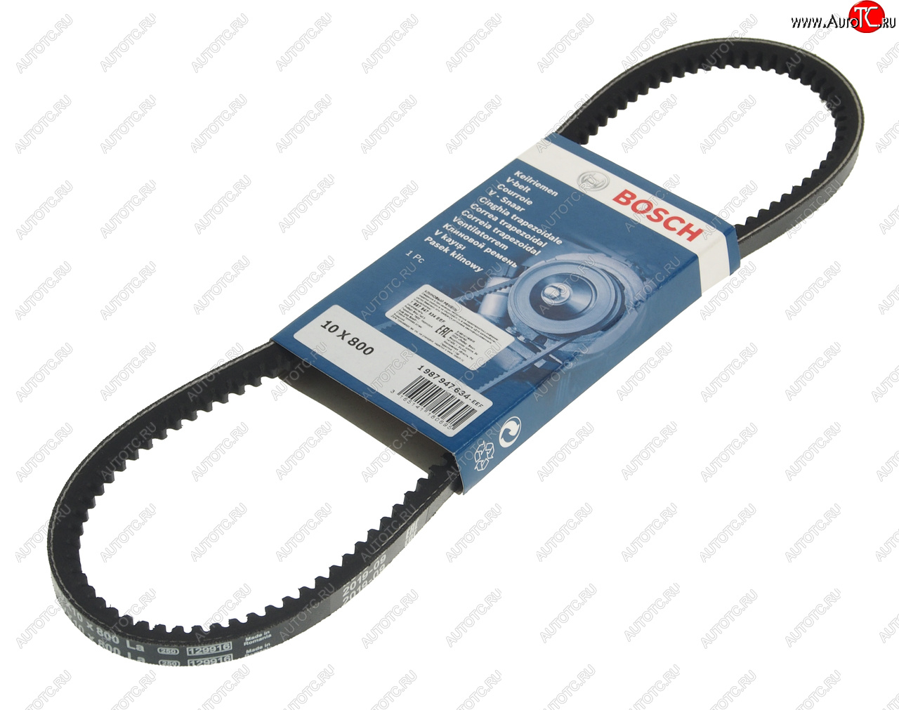 329 р. Ремень приводной клиновой 10х800 BOSCH BOSCH 1987947634  с доставкой в г. Горно‑Алтайск