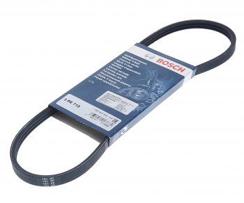 299 р. Ремень приводной поликлиновой 3PK715 BOSCH BOSCH 1987947844  с доставкой в г. Горно‑Алтайск. Увеличить фотографию 1