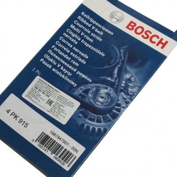 529 р. Ремень приводной поликлиновой 4PK915 BOSCH BOSCH 1987947901  с доставкой в г. Горно‑Алтайск. Увеличить фотографию 2