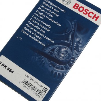 619 р. Ремень приводной поликлиновой 5РК884 BOSCH BOSCH 1987947912  с доставкой в г. Горно‑Алтайск. Увеличить фотографию 2