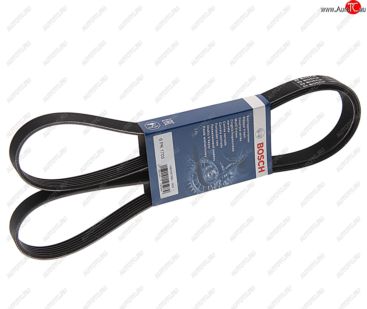 1 369 р. Ремень приводной поликлиновой 6PK1705 КАМАЗ-6520, PEUGEOT 407 генератора BOSCH BOSCH 1987947989  с доставкой в г. Горно‑Алтайск