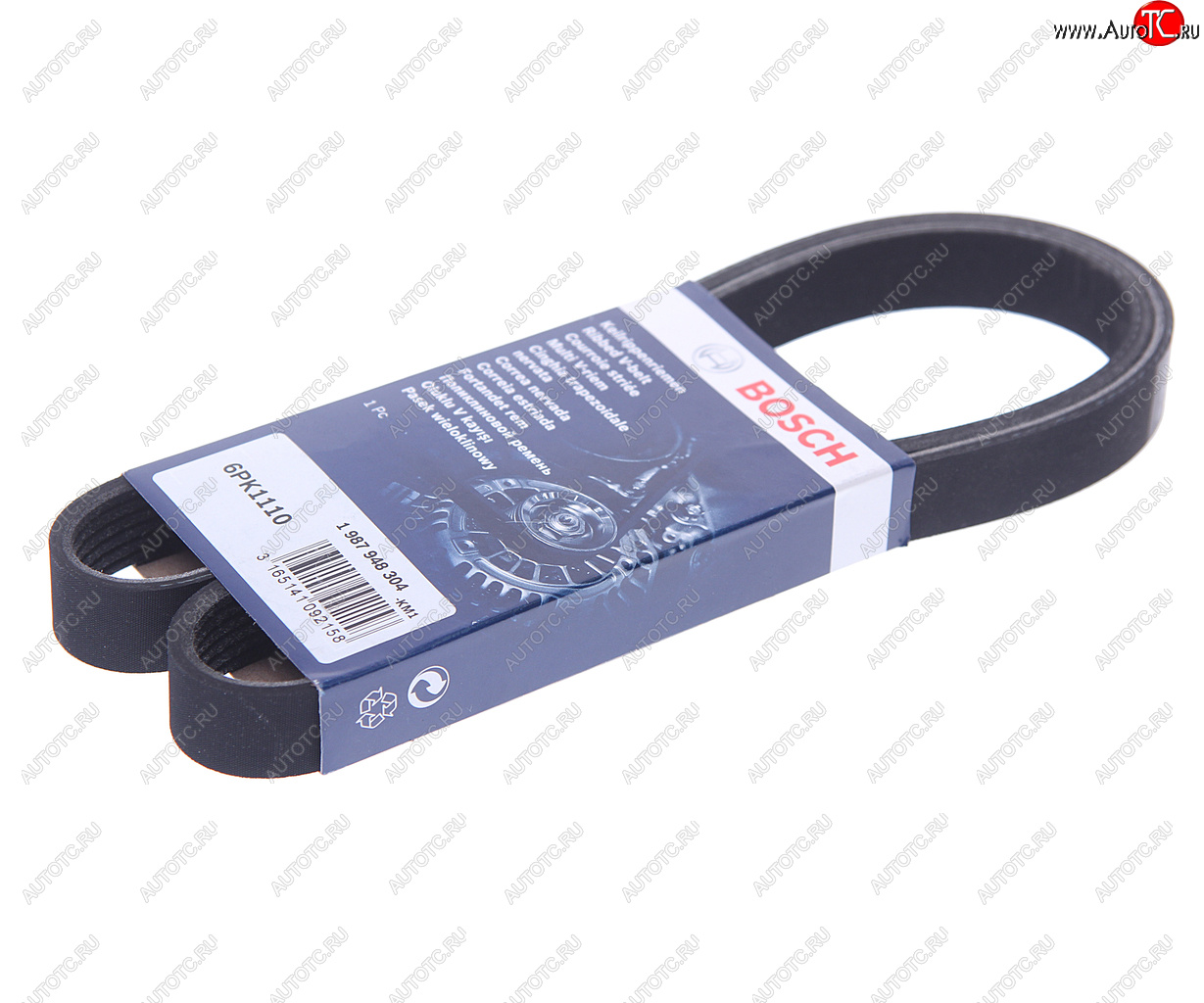 889 р. Ремень приводной поликлиновой 6PK1110 BOSCH BOSCH 1987948304  с доставкой в г. Горно‑Алтайск