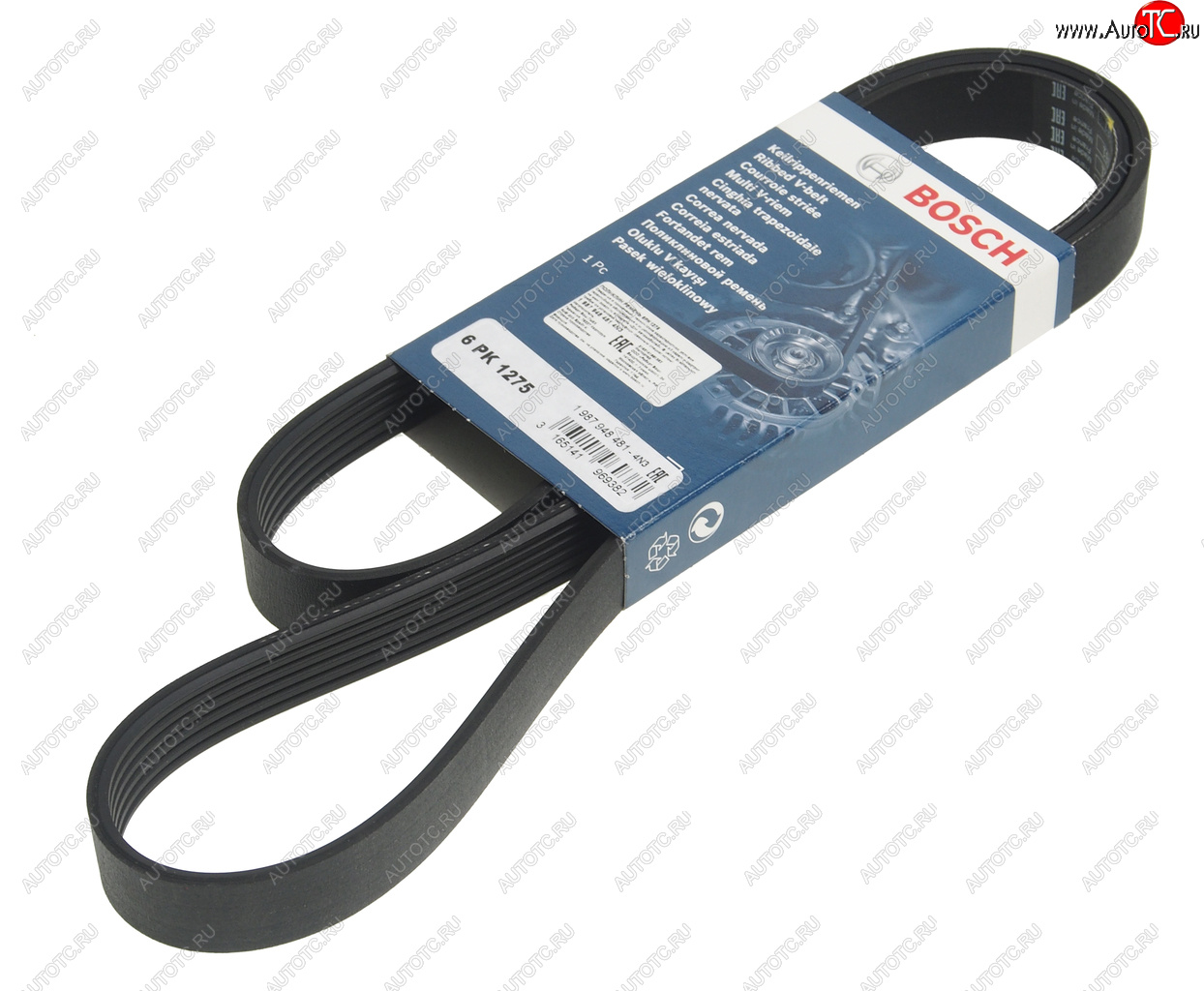 1 499 р. Ремень приводной поликлиновой 6PK1275 ГАЗ,УАЗ дв.405,409 BOSCH BOSCH 1987948481  с доставкой в г. Горно‑Алтайск