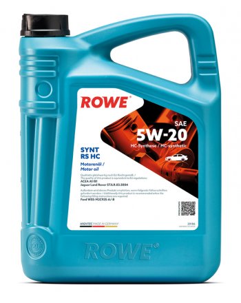 6 199 р. Масло моторное HIGHTEC SYNT RS A1B1 5W20 синт.5л ROWE ROWE 20186-0050-99  с доставкой в г. Горно‑Алтайск. Увеличить фотографию 3