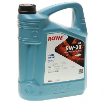 6 199 р. Масло моторное HIGHTEC SYNT RS A1B1 5W20 синт.5л ROWE ROWE 20186-0050-99  с доставкой в г. Горно‑Алтайск. Увеличить фотографию 1