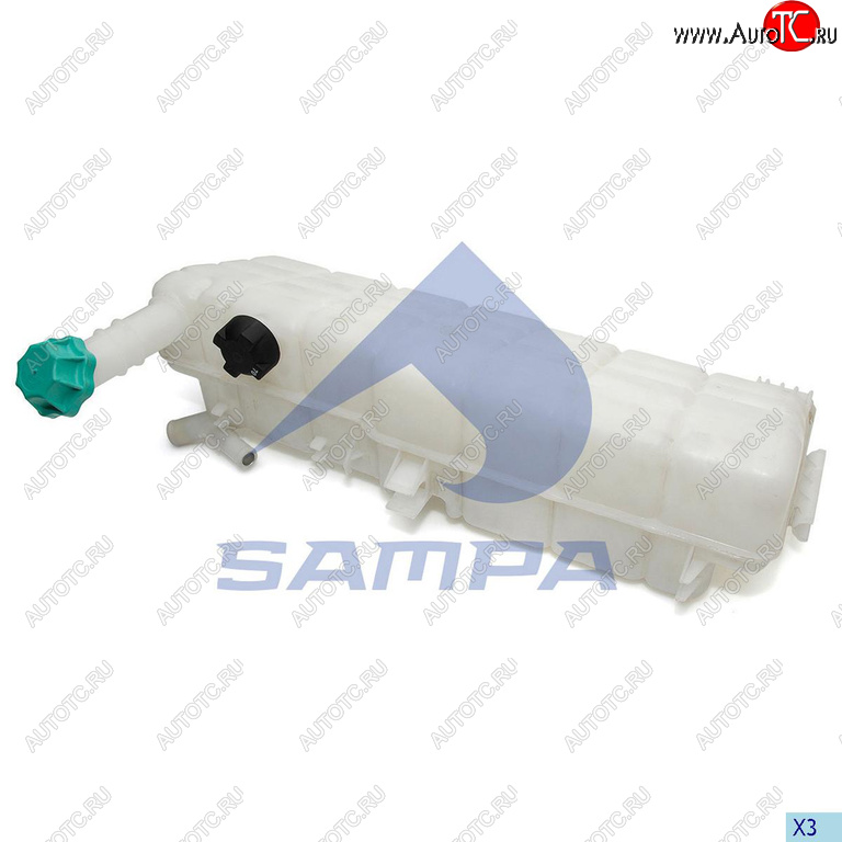 6 399 р. Бачок расширительный КАМАЗ-5490 MERCEDES Axor 2 системы охлаждения SAMPA SAMPA 202.063-01  с доставкой в г. Горно‑Алтайск