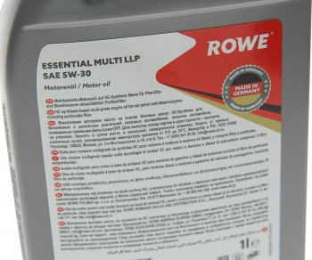 1 879 р. Масло моторное ESSENTIAL MULTI LLP 5W30 синт.1л ROWE ROWE 20238-177-2a  с доставкой в г. Горно‑Алтайск. Увеличить фотографию 2