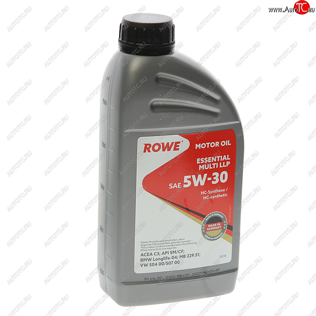 1 879 р. Масло моторное ESSENTIAL MULTI LLP 5W30 синт.1л ROWE ROWE 20238-177-2a  с доставкой в г. Горно‑Алтайск