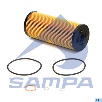 1 379 р. Фильтр масляный MERCEDES LK,LN2,MK MAN F2000 (1шт.) SAMPA SAMPA 202.397-01  с доставкой в г. Горно‑Алтайск. Увеличить фотографию 1