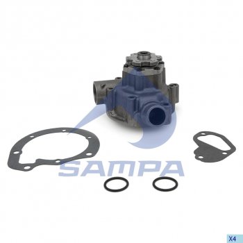 5 499 р. Насос водяной MERCEDES дв.OM364 SAMPA SAMPA 203.009  с доставкой в г. Горно‑Алтайск. Увеличить фотографию 1