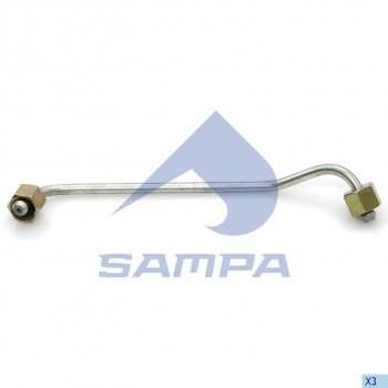389 р. Трубка топливная MERCEDES дв.OM501,502 высокого давления SAMPA SAMPA 203.057  с доставкой в г. Горно‑Алтайск. Увеличить фотографию 1