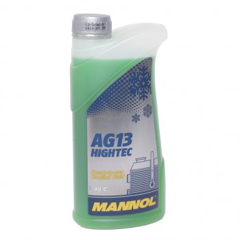 359 р. Антифриз зеленый -40C 1л AG13 Hightec HOAT 4013 MANNOL MANNOL 2040  с доставкой в г. Горно‑Алтайск. Увеличить фотографию 1