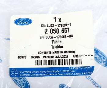 629 р. Воронка FORD горловины заливной бака топливного OE FORD 2050651  с доставкой в г. Горно‑Алтайск. Увеличить фотографию 4