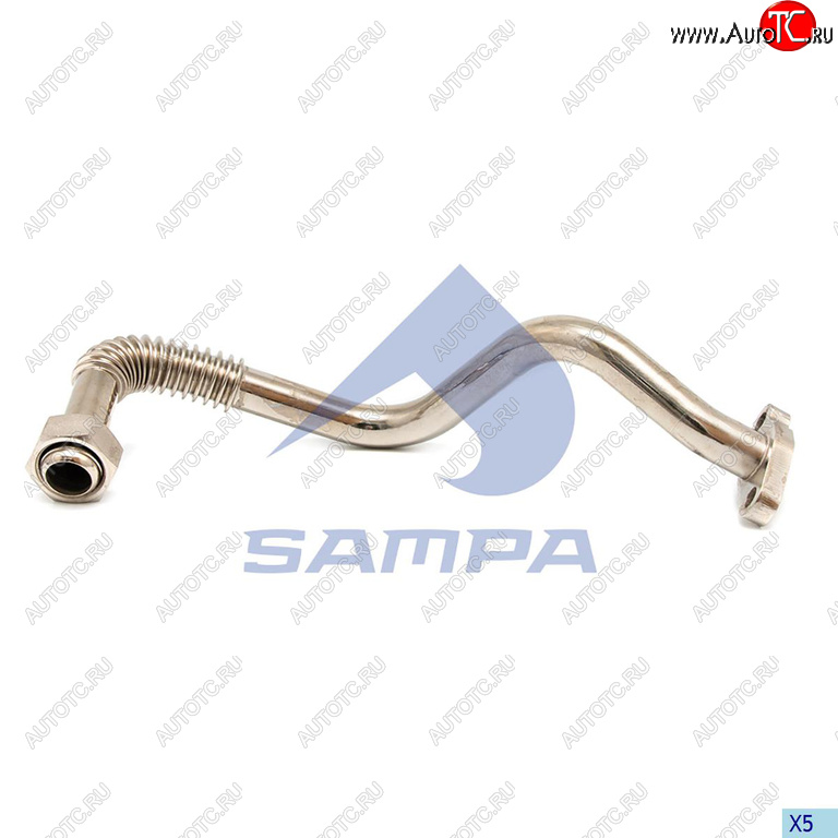 4 999 р. Трубка MERCEDES масляная турбокомпрессора обратная SAMPA SAMPA 205.165  с доставкой в г. Горно‑Алтайск