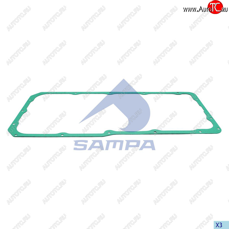 789 р. Прокладка MERCEDES дв.OM402,LA картера масляного SAMPA SAMPA 206.328  с доставкой в г. Горно‑Алтайск