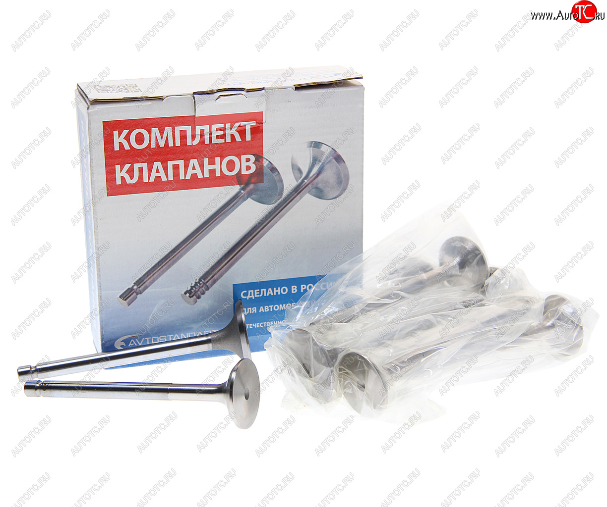 2 399 р. Клапан впусквыпуск ВАЗ-2101-2107 комплект 8шт. AVTOSTANDART AVTOSTANDART 21010-1007010-99  с доставкой в г. Горно‑Алтайск