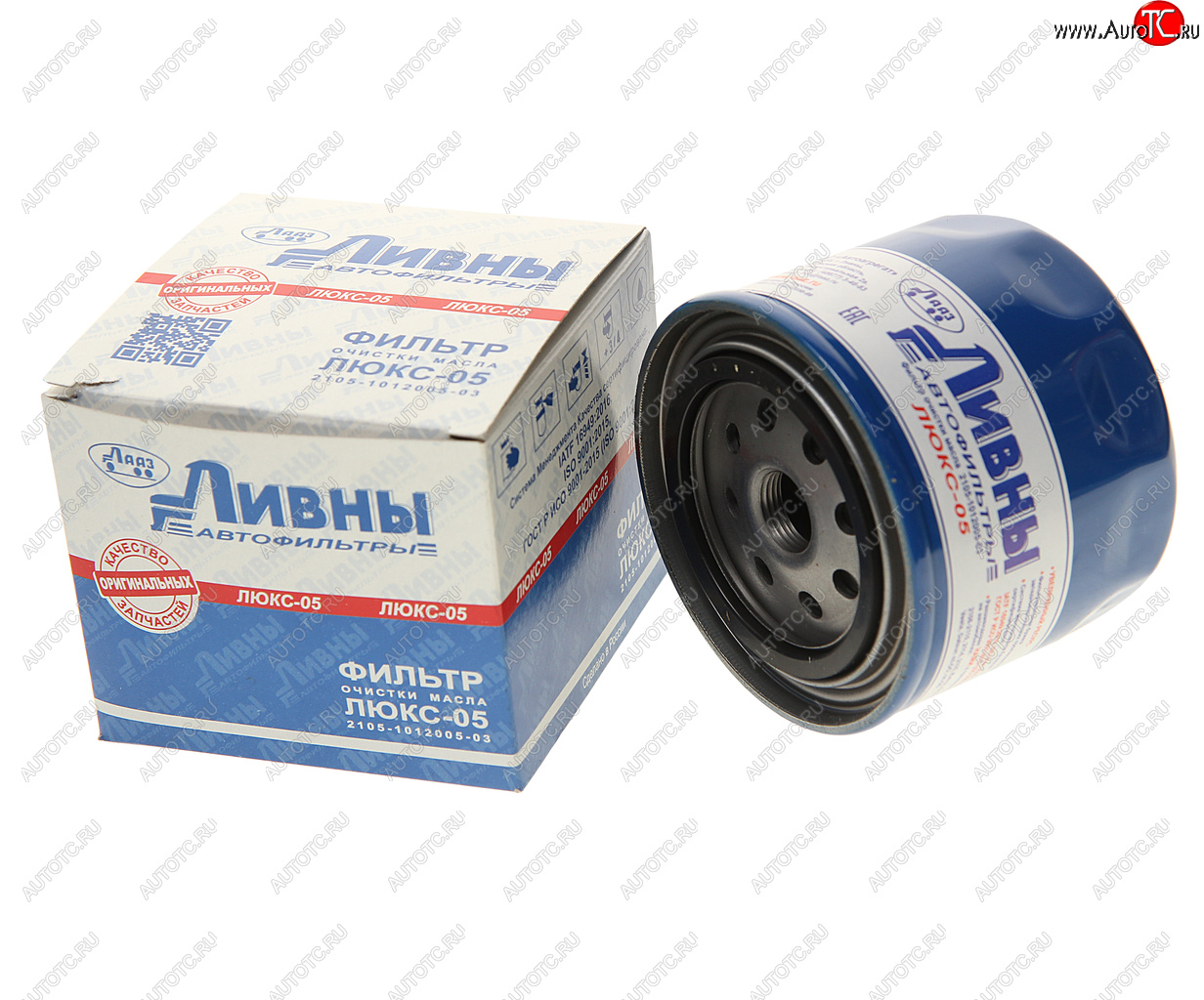 379 р. Фильтр масляный ВАЗ-2101-2107,2121-21213,УАЗ (инд.упаковка) ЛЮКС Ливны ЛИВНЫ 2105-1012005-03  с доставкой в г. Горно‑Алтайск