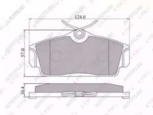 1 559 р. Колодки тормозные передние с АБС (4шт.) MANDO Nissan Almera N16 седан дорестайлинг (2000-2003)  с доставкой в г. Горно‑Алтайск