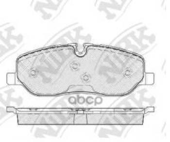 Колодки тормозные передние (4шт.) NIBK Land Rover Range Rover 3 L322 дорестайлинг (2002-2006)