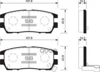 1 259 р. Колодки тормозные задние (4шт.) SANGSIN  Mitsubishi Pajero ( 2 V30/V40 5 дв.,  2 V20,  2 V30/V40,  3 V70,  3 V60) (1991-2003) дорестайлинг, дорестайлинг, рестайлинг, рестайлинг, дорестайлинг, дорестайлинг  с доставкой в г. Горно‑Алтайск. Увеличить фотографию 1