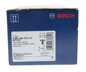 3 599 р. Колодки тормозные передние R17 (4шт.) BOSCH Opel Astra J GTC (2011-2018)  с доставкой в г. Горно‑Алтайск. Увеличить фотографию 3