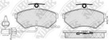 3 269 р. Колодки тормозные передние (4шт.) NIBK  Audi A4 ( B5 8D2 седан,  B5 8D5 универсал) (1994-2001), Volkswagen Passat  B5 (1996-2000)  с доставкой в г. Горно‑Алтайск. Увеличить фотографию 1