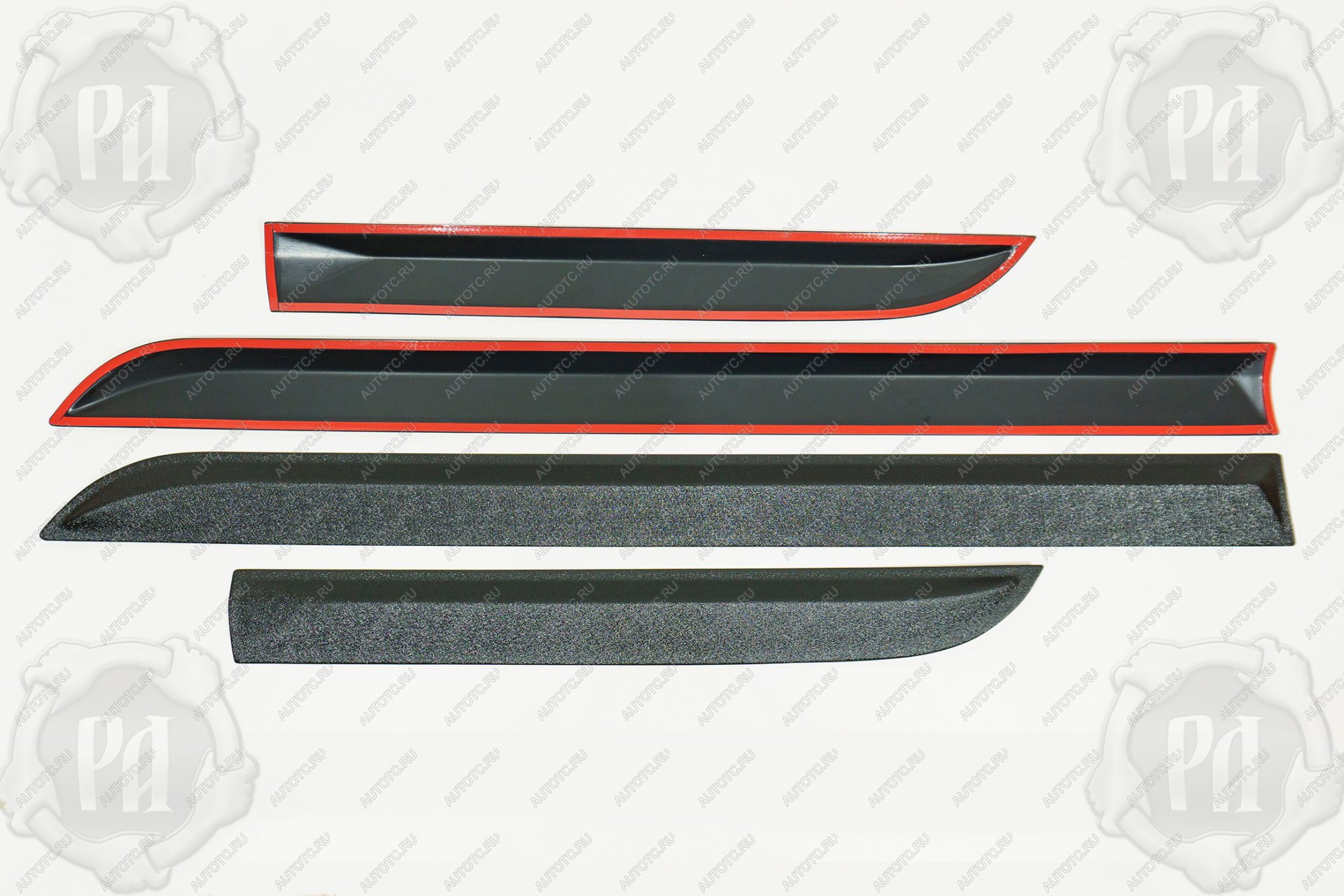 4 909 р. Молдинги на двери Русская Артель  Toyota Camry  XV40 (2006-2008) дорестайлинг (глянец под покраску)  с доставкой в г. Горно‑Алтайск