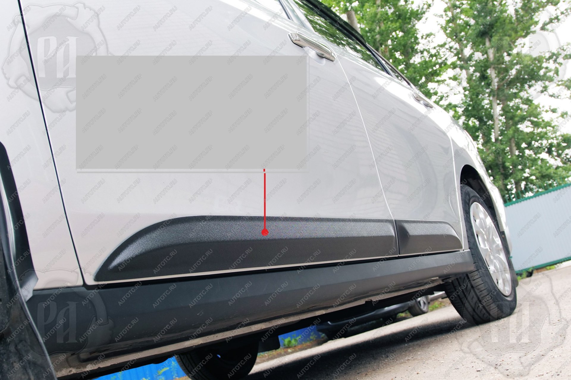 819 р. Молдинг двери задний правый Русская Артель  Nissan Almera  G15 (2012-2019) седан (глянец под покраску)  с доставкой в г. Горно‑Алтайск