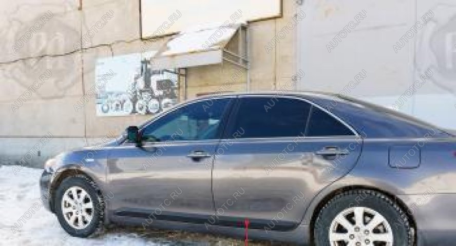 1 569 р. Молдинг двери передний правый Русская Артель  Toyota Camry  XV40 (2006-2008) дорестайлинг (глянец под покраску)  с доставкой в г. Горно‑Алтайск