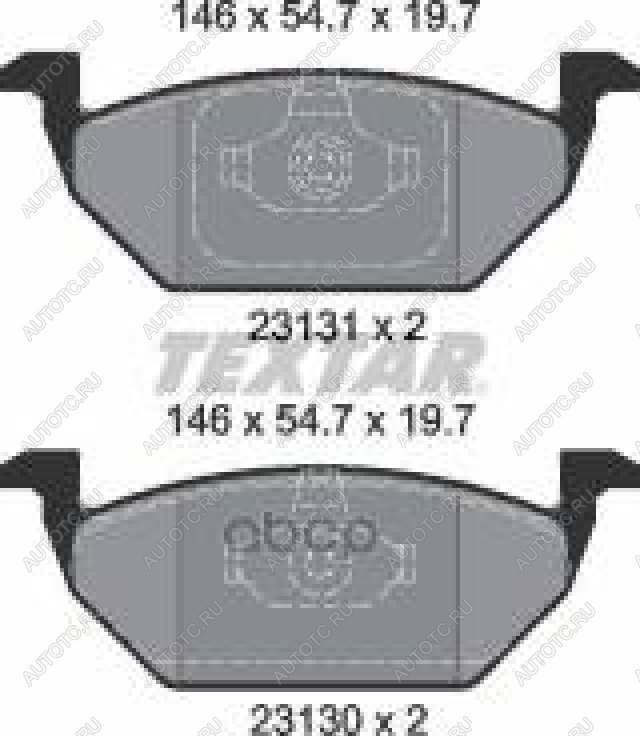 3 099 р. Колодки тормозные передние (4шт.) TEXTAR Audi A3 8VS седан дорестайлинг (2012-2016)  с доставкой в г. Горно‑Алтайск