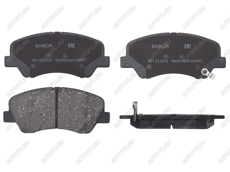 1 059 р. Колодки тормозные перед BREMBO  Hyundai Creta (GS), Solaris (RBr,  HCR), KIA Rio (2 JB,  3 QB,  4 FB,  4 YB)  с доставкой в г. Горно‑Алтайск