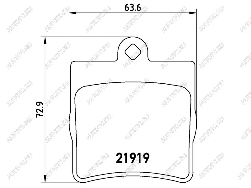 3 179 р. Колодки тормозные задние BAIKOR Mercedes-Benz C-Class W203 дорестайлинг седан (2000-2004)  с доставкой в г. Горно‑Алтайск