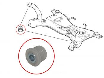 Опора двигателя передней SAT Ford Focus 3 хэтчбэк дорестайлинг (2010-2015)