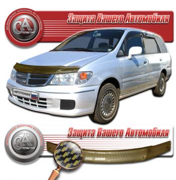 Дефлектор капота на CA-Plastiс Nissan (Нисан) Presage (Пресаж)  U30 (1998-2001) U30 дорестайлинг