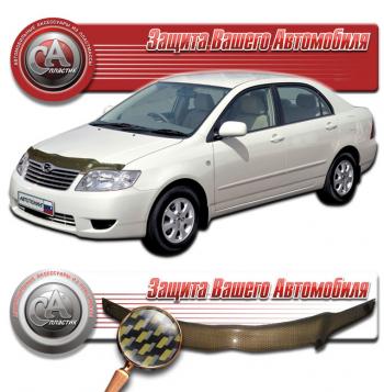 Дефлектор капота CA-Plastiс Toyota (Тойота) Corolla (Королла)  E120 (2004-2007) E120 седан рестайлинг