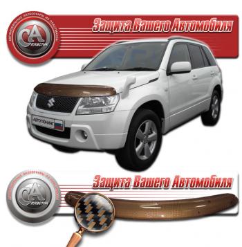 Дефлектор капота (TD54W TD94W) CA-Plastiс Suzuki (Сузуки) Grand Vitara (Гран)  JT 5 дверей (2005-2016) JT 5 дверей дорестайлинг, 1-ый рестайлинг, 2-ой рестайлинг